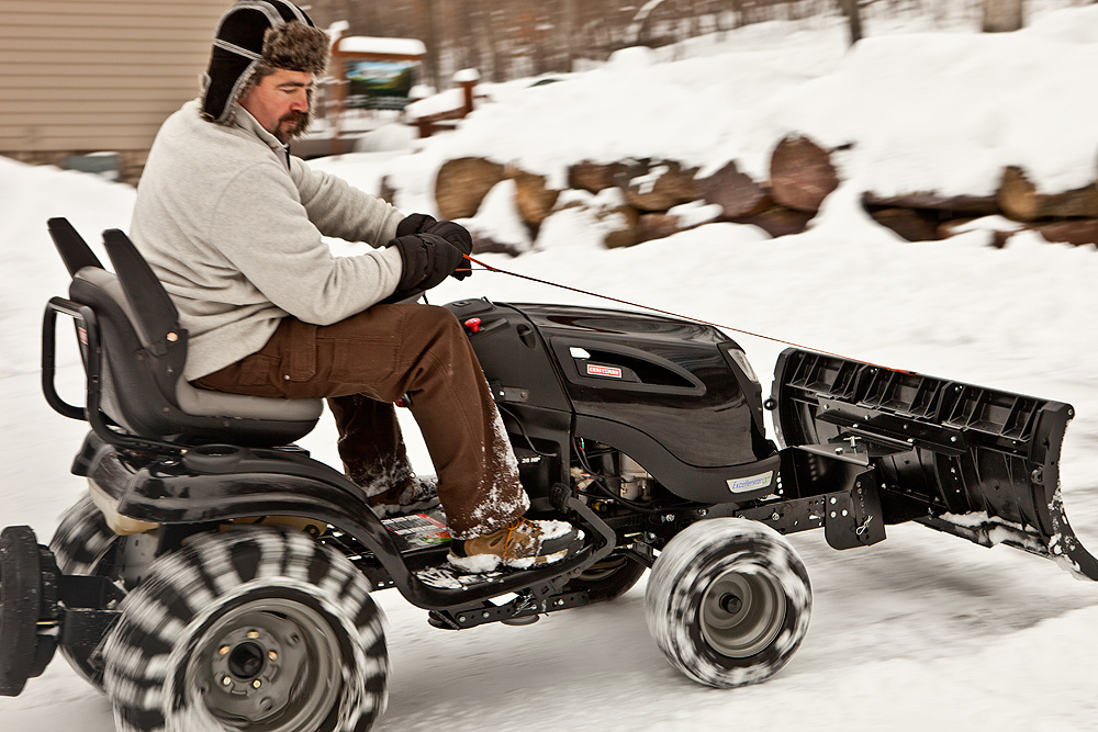 Nordic Riding Mower Snow Plow